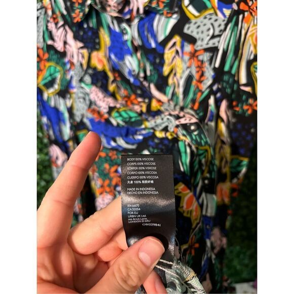 Anthropologie Maeve Masha Volnova Carmiel Buttondown Top Sz 2 - Picture 7 of 9